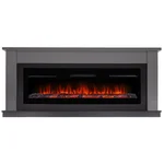 Каминокомплект:Очаг Electrolux Infinity EFP/P-1600ULS, портал Canto Long графит, черный 2