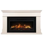 Каминокомплект: Очаг Electrolux EFP/P-4220LS, портал California 42/40/36, молочный 2