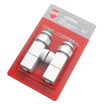 Набор дизайн-вентилей Royal Thermo CUBE, осевой (белый) 1/2" 1