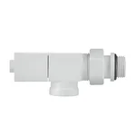 Набор дизайн-вентилей Royal Thermo CUBE, осевой (белый) 1/2" 9