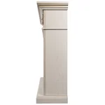 Каминокомплект: Очаг Electrolux EFP/P-3620LS, портал Siena 42/40/36, сл. кость с зол. патиной 3