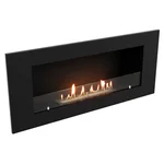 Каминокомплект:Биокамин Firelight BFP/W-110+Набор керамических камней М, черные 4