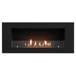 Каминокомплект:Биокамин Firelight BFP/W-110+Набор керамических камней М, черные 5