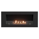 Каминокомплект:Биокамин Firelight BFP/W-110+Набор керамических камней М, черные 6