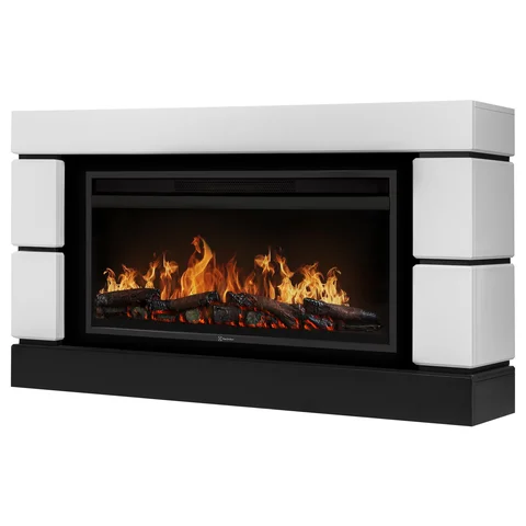 Каминокомплект: Очаг Electrolux EFP/P-4220LS, портал Moderno 42/40/36, белый 1