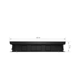 Конвектор внутрипольный Royal Thermo ATRIUM-75/400/2000-DG-U-DB 3