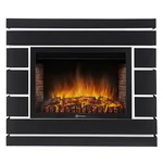 Каминокомплект: Очаг Electrolux EFP/P-2520LS N, портал Moderno 25 шпон черный дуб 1