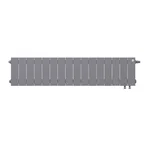 Радиатор Royal Thermo PianoForte 200 /Silver Satin - 16 секц. VDR 4