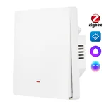 Выключатель HOMMYN настенный zigbee 1 клавиша (без нейтрали) SWZBNN01W 1