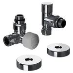 Набор термостатический трехосевой Royal Thermo Design Pro 15мм М30х1,5 (Хром) 1