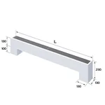 Конвектор напольный Royal Thermo STEP-130/130/1100-2-N-WT-LG-NA 2