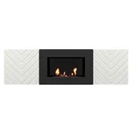 Тумба с биокамином Firelight BFP/P-1400V белая 2