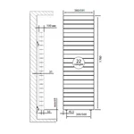 Радиатор Royal Thermo PianoForte Tower Noir Sable - 22 секц. 3