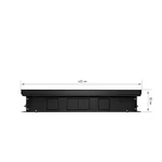 Конвектор внутрипольный Royal Thermo ATRIUM TURBO-80/400/1800-DG-U-BL 3