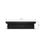 Конвектор внутрипольный Royal Thermo ATRIUM TURBO-80/300/1500-DG-U-AU 3