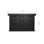 Конвектор внутрипольный Royal Thermo ATRIUM TURBO-190/300/2600-DG-U-LB 2