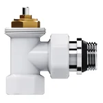 Набор термостатический угловой Royal Thermo Design 1/2"М30х1,5 (Белый) 5