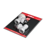 Набор термостатический угловой Royal Thermo Design 1/2"М30х1,5 (Белый) 7