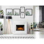 Каминокомплект:Очаг Electrolux EFP/P-2520LS с порталом Cubo 25 белый 3