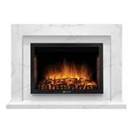 Каминокомплект:ОчагElectrolux EFP/P-2520LS с порталом Simple 25 белый мрамор 1