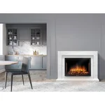 Каминокомплект:ОчагElectrolux EFP/P-2520LS с порталом Simple 25 белый мрамор 3