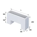 Конвектор напольный Royal Thermo STEP-180/180/600-3-N-WT-LG-NA 2