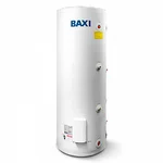 Бойлер косвенного нагрева BAXI UBC 300 DC напольный, двойной змеевик, с боковым подключением 1