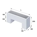 Конвектор напольный Royal Thermo STEP-130/180/700-2-N-WT-LG-NA 2