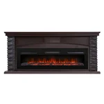 Портал Firelight Porto Long камень черный, шпон венге 2
