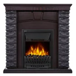Портал Firelight Porto Classic камень черный, шпон венге 2