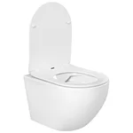 Унитаз AQUATEK ЕВРОПА подвесной, безободковый с сиденьем Soft Close, 525х360х320мм 5