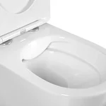 Унитаз AQUATEK ЕВРОПА подвесной, безободковый с сиденьем Soft Close, 525х360х320мм 6