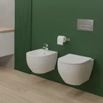 Унитаз AQUATEK ЕВРОПА подвесной, безободковый с сиденьем Soft Close, 525х360х320мм 10