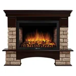 Портал Firelight Forte Wood 30 камень коричневый, шпон темный дуб 2