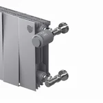 Набор термостатический для радиатора угловой Royal Thermo Design Pro 15 мм М30х1,5 (Хром) 2
