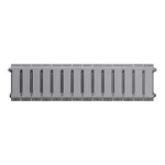 Радиатор Royal Thermo PianoForte 200 /Silver Satin - 14 секц. 3