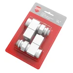 Набор дизайн-вентилей Royal Thermo CUBE, прямой (белый) 1/2" 1
