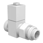 Набор дизайн-вентилей Royal Thermo CUBE, прямой (белый) 1/2" 2