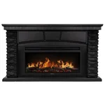 Каминокомплект: Очаг Electrolux EFP/P-4220LS, портал Porto 42 камень черный шпон венге 2