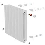 Дизайн-радиатор Royal Thermo Shift Q30 VC2050 - 24 секц. RAL9016 5