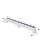 Конвектор напольный Royal Thermo STEP-180/180/2300-3-N-WT-LG-NA 2
