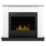 Каминокомплект:Биокамин Firelight BFP/P-3020+Портал Canto Long белый, черный 2