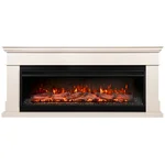 Каминокомплект: Очаг Royal Thermo Aurora RTFP/P-AR60LS, портал California 60 IV, молочный 2