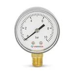 Манометр VARMEGA радиальный 50 мм, 10 бар, 1/4", VMMT10-501002 1