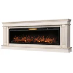 Каминокомплект: Очаг Royal Thermo Aurora RTFP/P-AR60LS, портал Olympia 60 сл. кость с зол. патиной 1
