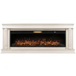 Каминокомплект: Очаг Royal Thermo Aurora RTFP/P-AR60LS, портал Olympia 60 сл. кость с зол. патиной 2