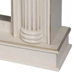 Каминокомплект: Очаг Royal Thermo Aurora RTFP/P-AR60LS, портал Olympia 60 сл. кость с зол. патиной 5