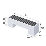 Конвектор напольный Royal Thermo STEP-80/180/500-1-N-WT-LG-NA 2