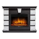 Каминокомплект: Очаг Electrolux EFP/P-2520LS N, портал Excalibur 25 камень белый 2