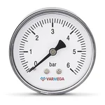 Манометр VARMEGA аксиальный 63 мм, 6 бар, 1/4", VMMT08-630602 1